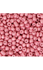 Glasperlen rocailles 8/0 (3mm) Camellia pink